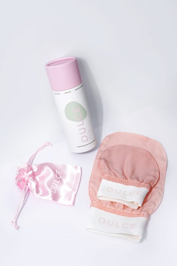 Coffret - Gant exfoliant en soie Corps + Visage